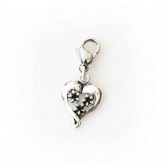 Daisy Heart - Sterling Silver